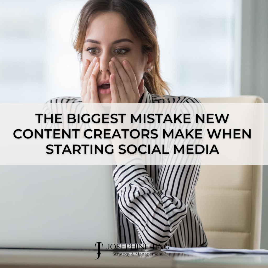 The Biggest Mistake New Content Creators Make When Starting Social Media